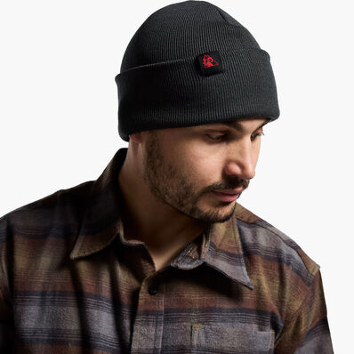 Rocky Worksmart Cuffed Beanie, Pirate Black, large