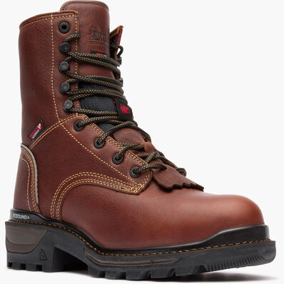 Rocky Rams Horn Logger Composite Toe Waterproof 400G Insulated Work Boot, , large