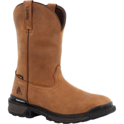 Rocky Rams Horn Waterproof Composite Toe Pull-On Work Boot, , large
