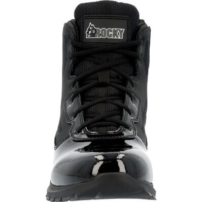 Rocky Cadet 6" Black Side Zip Public Service Boot, , large