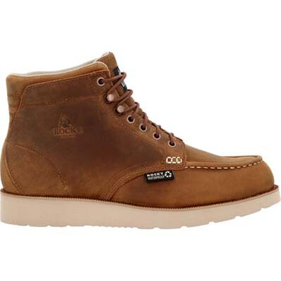 Rocky MonoCrepe Wedge 6” Composite Toe Work Boot, , large