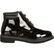 Vestido Rocky de cuero con cordones Chukka de alto brillo, , large