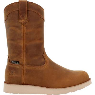 Rocky MonoCrepe Wedge 11" Composite Toe Work Boot, , large