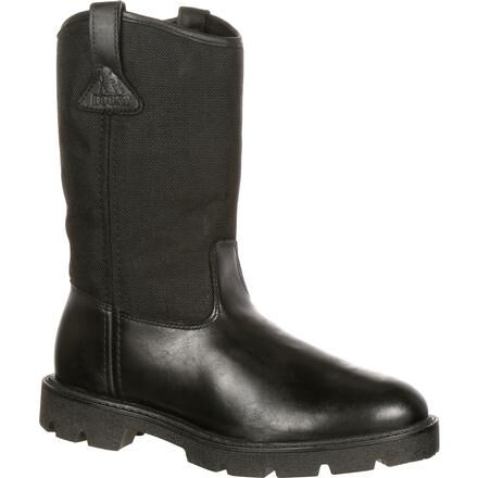Bota de trabajo Wellington negra Rocky para hombre n. FQ0006300