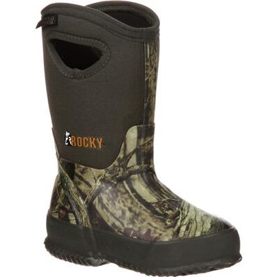 Botas sin cordones térmicas e impermeables de caucho para adolescentes Rocky Core, , large