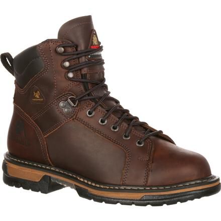 Bota impermeable de trabajo Rocky IronClad con cordon hasta punta n. 5703