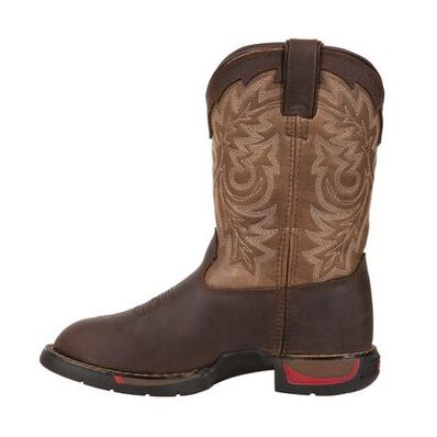Bota vaquera para niños Rocky Long Range de punta redonda, , large