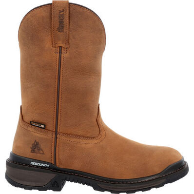 Rocky Rams Horn Waterproof Composite Toe Pull-On Work Boot, , large