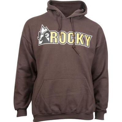 Sudadera con capucha y logo para hombre Rocky, , large