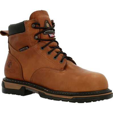 Rocky IronClad Steel Toe Waterproof Work Boots, , large