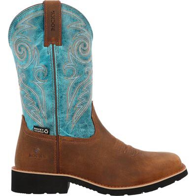 Rocky MonoCrepe 12” Waterproof Western Boot, , large