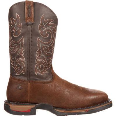 Bota sin cordones impermeable Rocky Long Range con punta de acero, , large