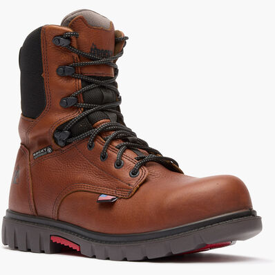 Rocky Worksmart 8" Waterproof Composite Toe Work Boot, , large