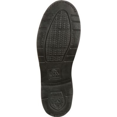 Vestido Rocky de cuero con cordones Chukka de alto brillo, , large