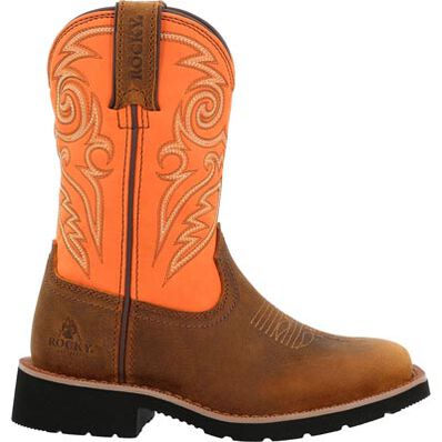 Rocky Big Kid’s MonoCrepe Western Boot, , large