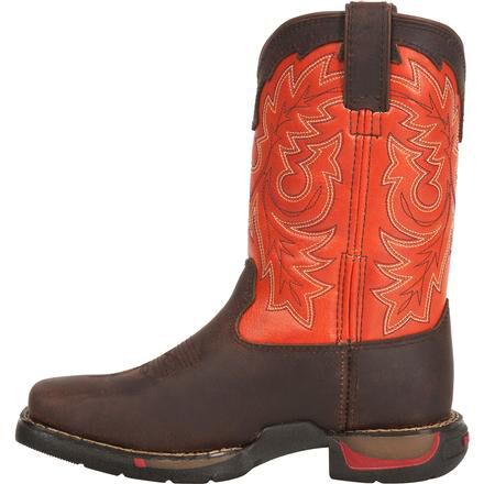 Botas vaqueras para ni o con punta cuadrada Rocky Long Range n. RW042