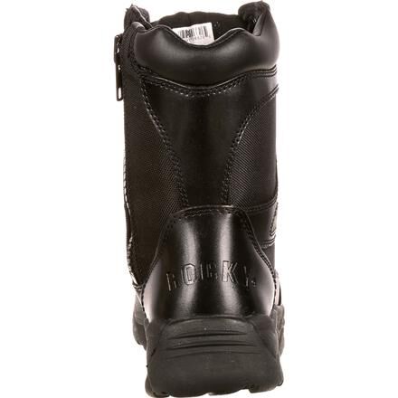 ROCKY Botas de trabajo impermeables negras para hombre Fort Hood de 8 in Estilo n. 2149