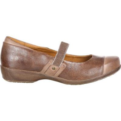 4EurSole Minuet Women's Brown Gore Mary Jane Shoe, , large