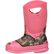 Bota térmica e impermeable de caucho de camuflaje rosado para niñas adolescentes Rocky Core, , large