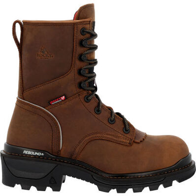 Rocky Rams Horn Logger Composite Toe Work Boot, , large