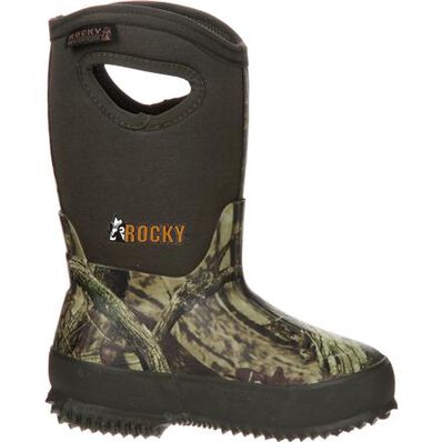 Botas sin cordones térmicas e impermeables de caucho para adolescentes Rocky Core, , large