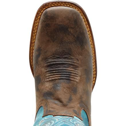 ROCKY HandHewn Botas vaqueras de cuero de 12 in con punta