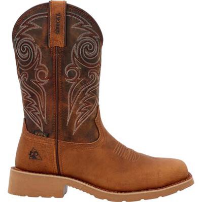 Rocky MonoCrepe 12” Steel Toe Western Boot, , large