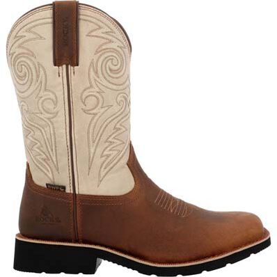 Rocky MonoCrepe 12” Waterproof Western Boot, , large