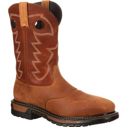 Bota vaquera impermeable con punta de acero Rocky Original Ride