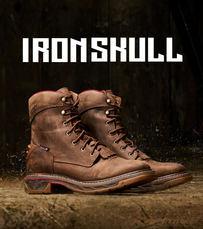 rocky iron skull boots