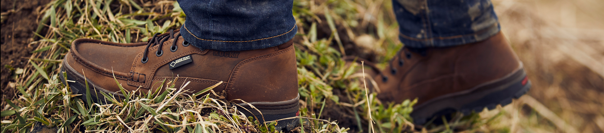 person wearing rocky outback outdoor boots