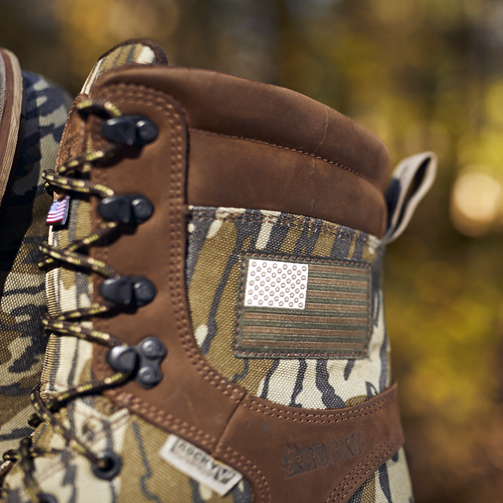 rocky stalker camo hunting boots made in the usa